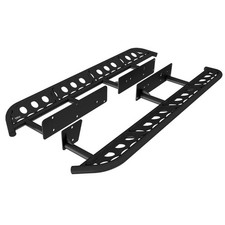 RSG Rock Sliders 2010-2024 4Runner Step No Kickout Smooth Top USA Made