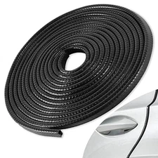 SINGARO 16.4Ft (5M) Car Door Edge Guard, No Glue 16.4Ft/5M, Black 