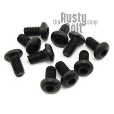 M3 x 6mm, Socket Button Head Screws, 10.9 Steel, Black