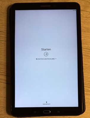 SAMSUNG GALAXY TAB A6 SM-T580 32GB WLAN SCHWARZ TOP Zustand 10,1''