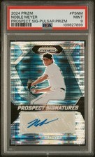 2024 Panini Prizm - PSNM Noble Meyer Prospect Signature Pulsar Auto PSA 9  