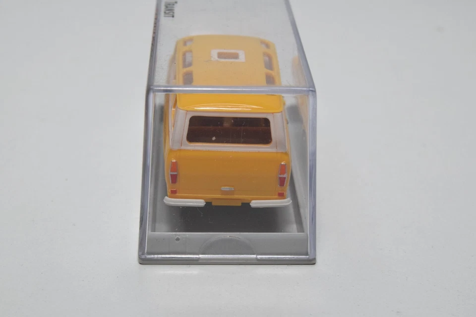 B8 1:87 BREKINA 34060 FORD TRANSIT PERSONE FINESTRINO FURGONE GIALLO NUOVO CO... - Immagine 4 di 4