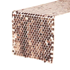 14 x 108 inch Large Payette Sequin Table Runners