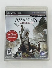 Assassin’s Creed III PS3 Video Game PlayStation 3 Complete In Box