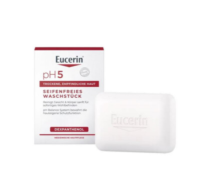 Eucerin pH5 Seifenfreies Waschstück, 100g, PZN 13889251