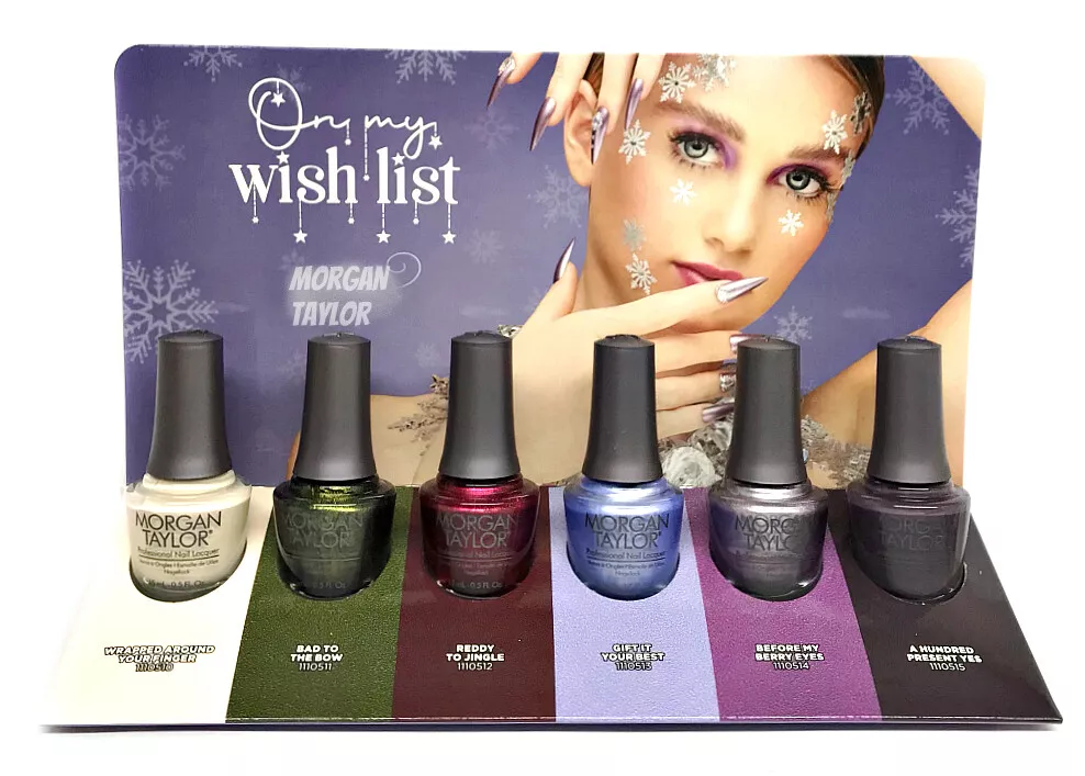 MORGAN TAYLOR Nail Lacquer Pick Any from ON MY WISH LIST Winter 2023 Collection