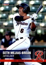 2017 Tacoma Rainiers Choice 19 Seth Mejias-Brean Tucson Arizona AZ Baseball Card