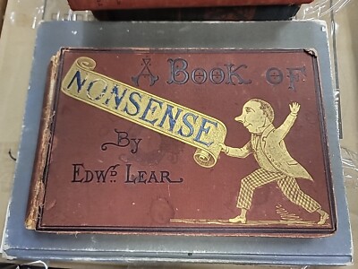 A Book of Nonsense - Edward Lear  - 10th London Edition - James Miller 1863-1871