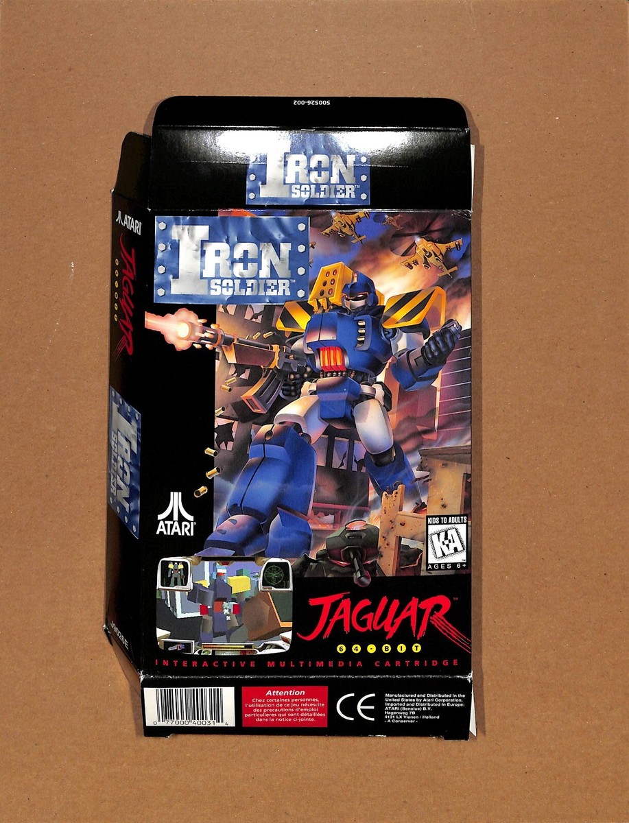 Iron Soldier【中古・Jaguar北米版】 Iron Soldier 1994 for Atari Jaguar Complete CIB | eBay