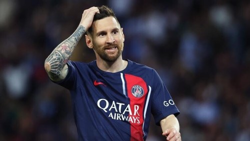 2023/24 PSG Authentic Home Jersey #30 Messi Medium Nike PlayerIssue League Patch - Picture 24 of 24