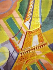 Magnificent Paris and the Eiffel Tower Kitchen Wall Backsplash Ceramic 12.75x17