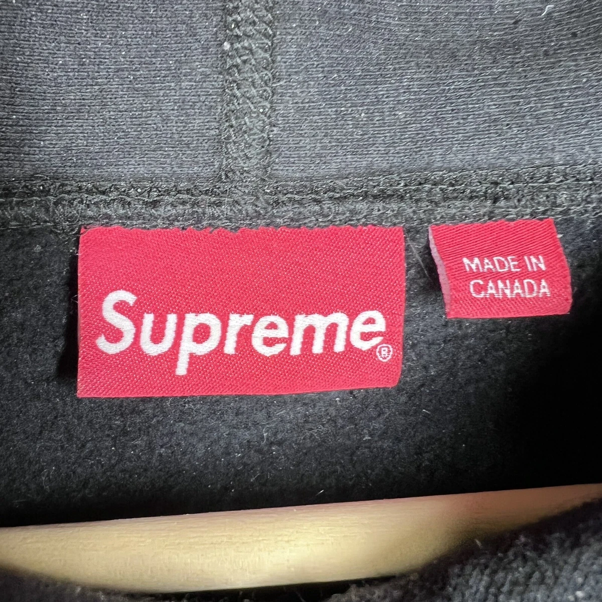 supreme black hoodie