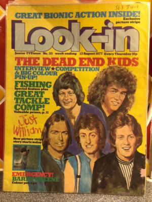 LOOK-IN COMIC # 33 13TH AUGUST 1977 DEAD END KIDS SPACE 1999 GERRY ANDERSON
