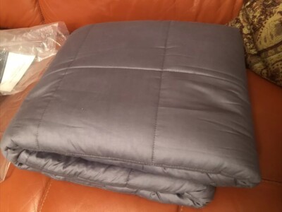 Anjee Weighted Blanket, Heavy for Great Sleep | 60x80 inches | Full/Queen Gray