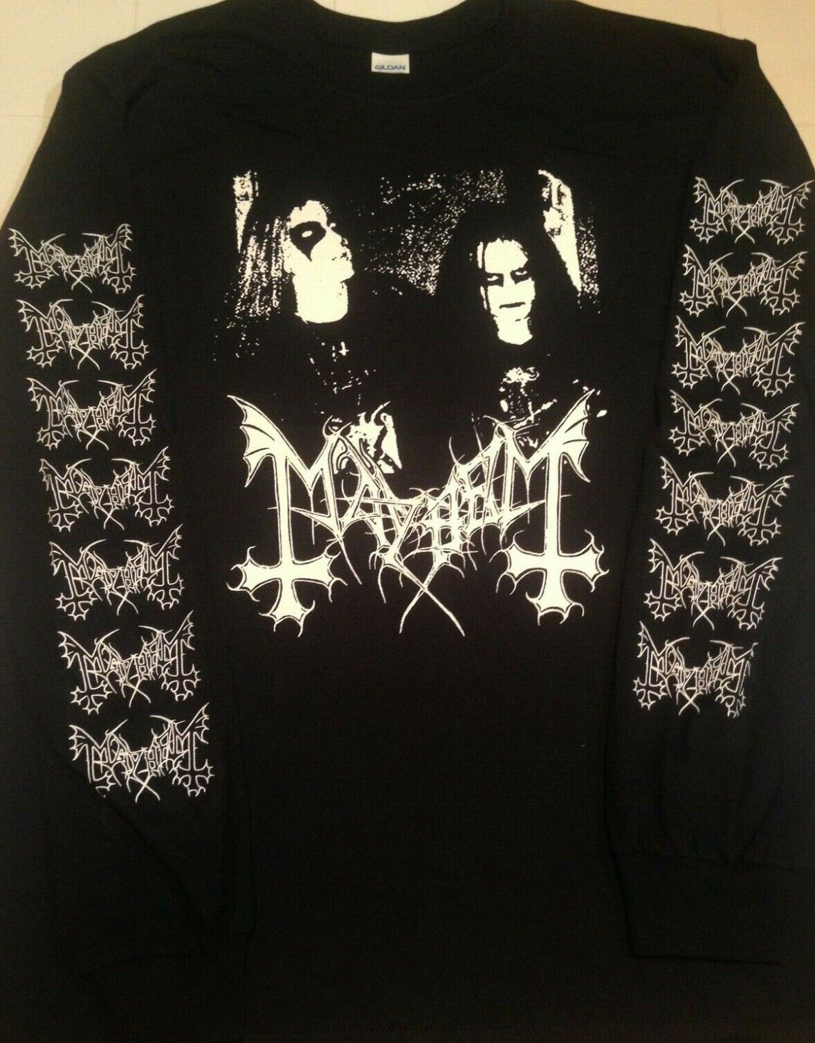 MAYHEM Band Long Sleeve Shirt dead euronymous lords chaos helvete emperor faust