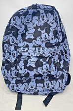 DISNEY Mickey Mouse Expressions Backpack Light Blue And Black M075