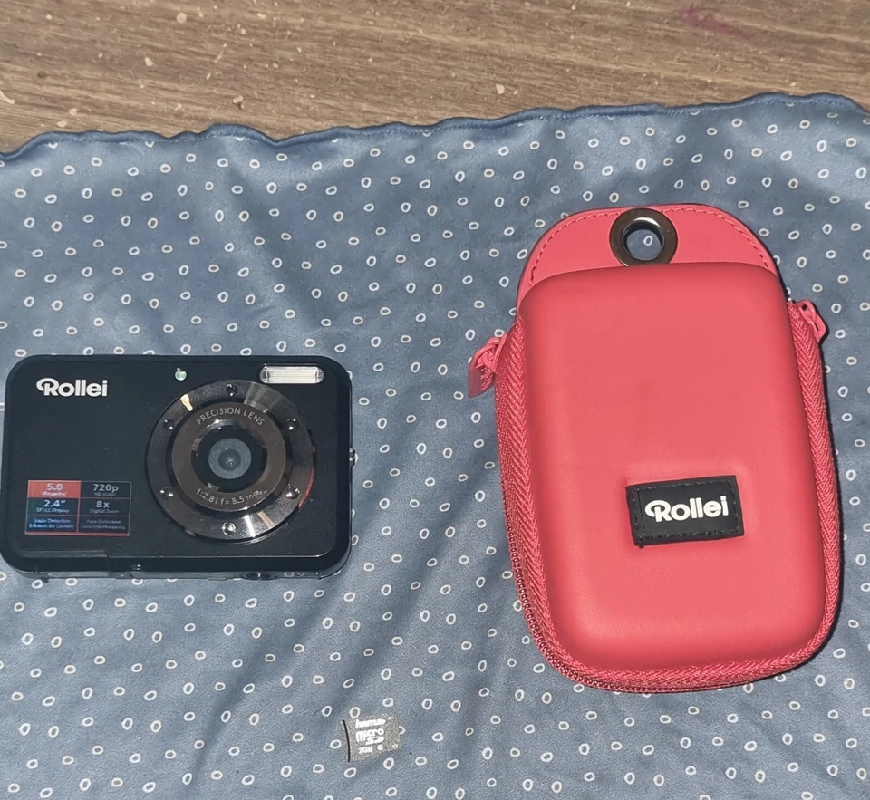 Rollei Compactline 52 5,0 MP Digitalkamera - Schwarz - Bild 2 von 4