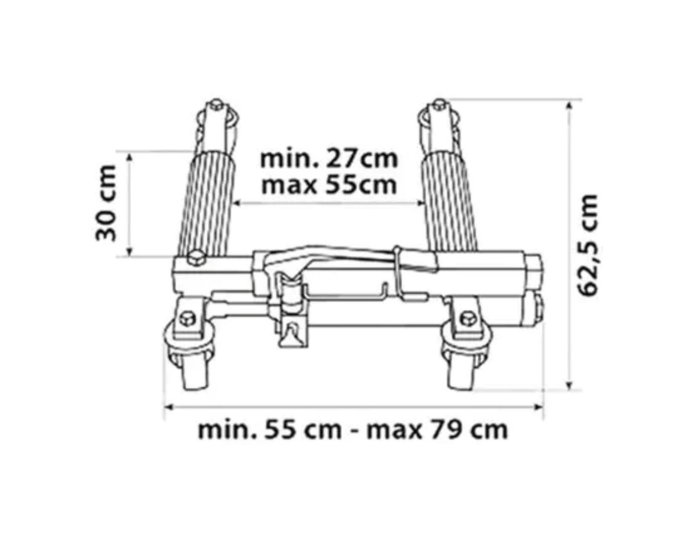 Hydraulic Vehicle Positioning Wheel Skates X4 (1500LB Go Jack Car Tyre