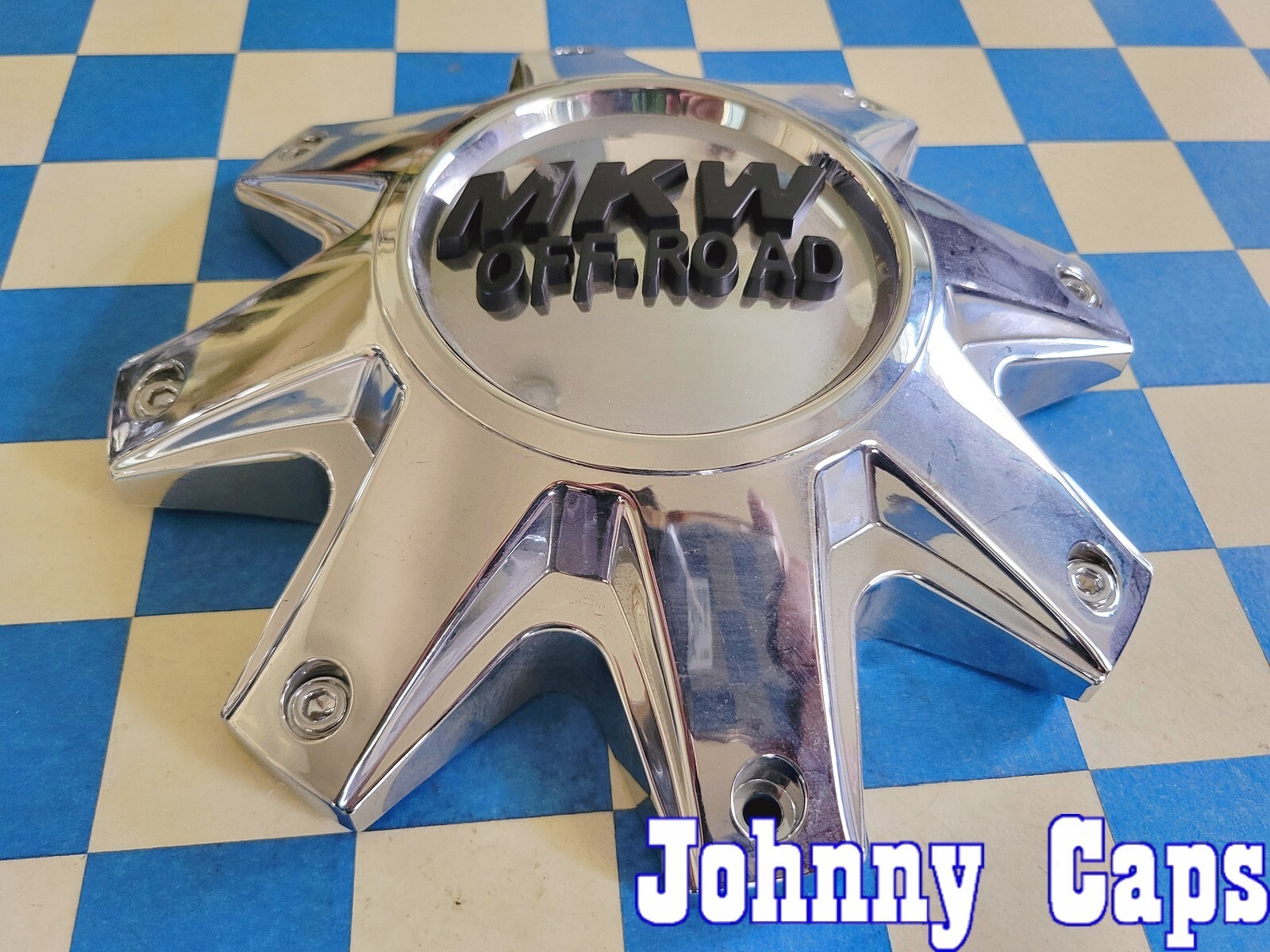 MKW OFF-ROAD Wheels # M81-3-CAP . Custom Wheel CHROME Center Cap  [66]  (QTY. 1)