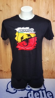 T-shirt Unisex QDMshirt 595 ABARTH Tuning Club - Nero, Cotone, Ampia