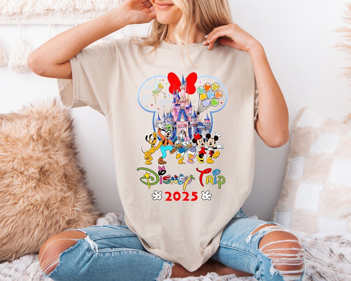 Disney Trip 2025 Shirt, Family Disneyland Tshirt, Mickey and