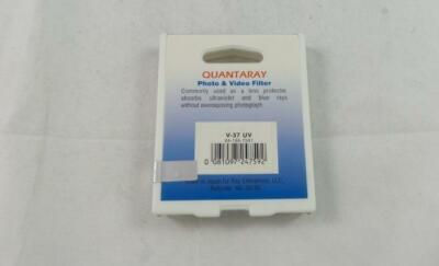 Quantaray Foto/Video 37mm UV Haze Filter (24-166-7591)