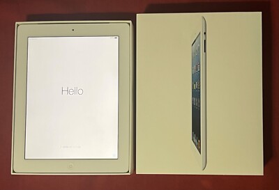 NEW open BOX Apple iPad 2 Wi-Fi 3G 16GB White - Model A1396 | eBay
