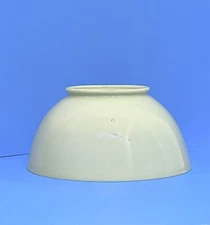 Vintage Antique Blown Custard Glass Oil Kerosene Student Lamp Shade 10" Fitter