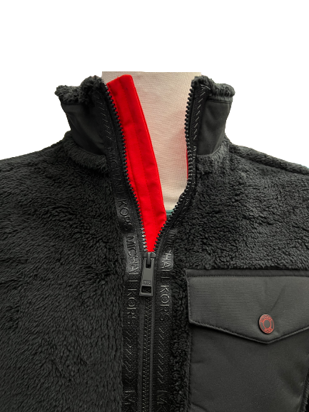 Michael Kors Full Zip Black Fleece 