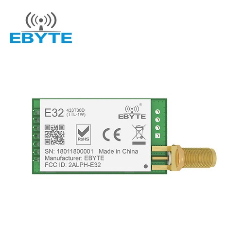 EBYTE LoRa modulo 433 MHz E32-433T30D 30dBm ricetrasmettitore lungo raggio 433 MHz - Foto 6 di 7
