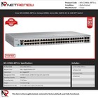 Cisco WS-C2960L-48TS-LL Catalyst 2960L Series 48x 1GB RJ-45 4x 1GB SFP Switch