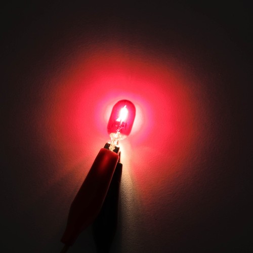 2825 / 168 / 194 / W5W / T10 Red Halogen Bulbs Pair - Picture 5 of 6