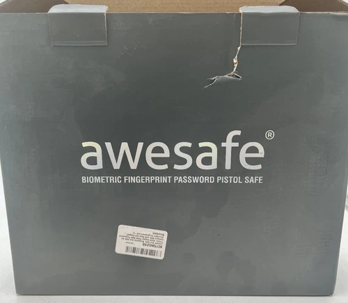 Awesafe Biometric Fingerprint Password Pistol Safe