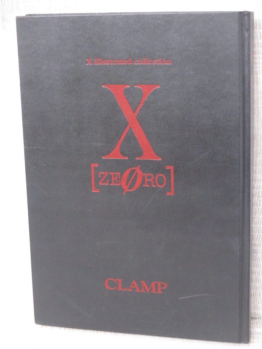 X Zero Illustrated Collection CLAMP Art Works Fan Book 2000 Japan