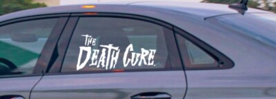 THE DEATH CURE Drifting Racing Vinyl Aufkleber Autoaufkleber Laptop Heckscheibe Sticker