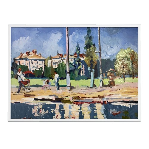 Alfred Defossez, Beautiful Silkscreen Landscape | eBay