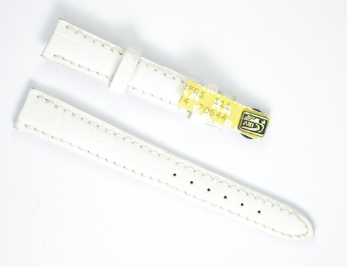 Patek Philippe cinturino in pelle di alligatore bianco 14/12 per fibbia ad ardiglione  - Foto 1 di 2