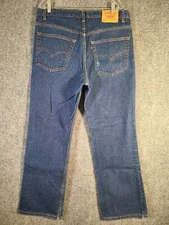 Vintage Levis 517 Jeans Mens 38x32 Blue Denim Bootcut Washout 90s Y2K