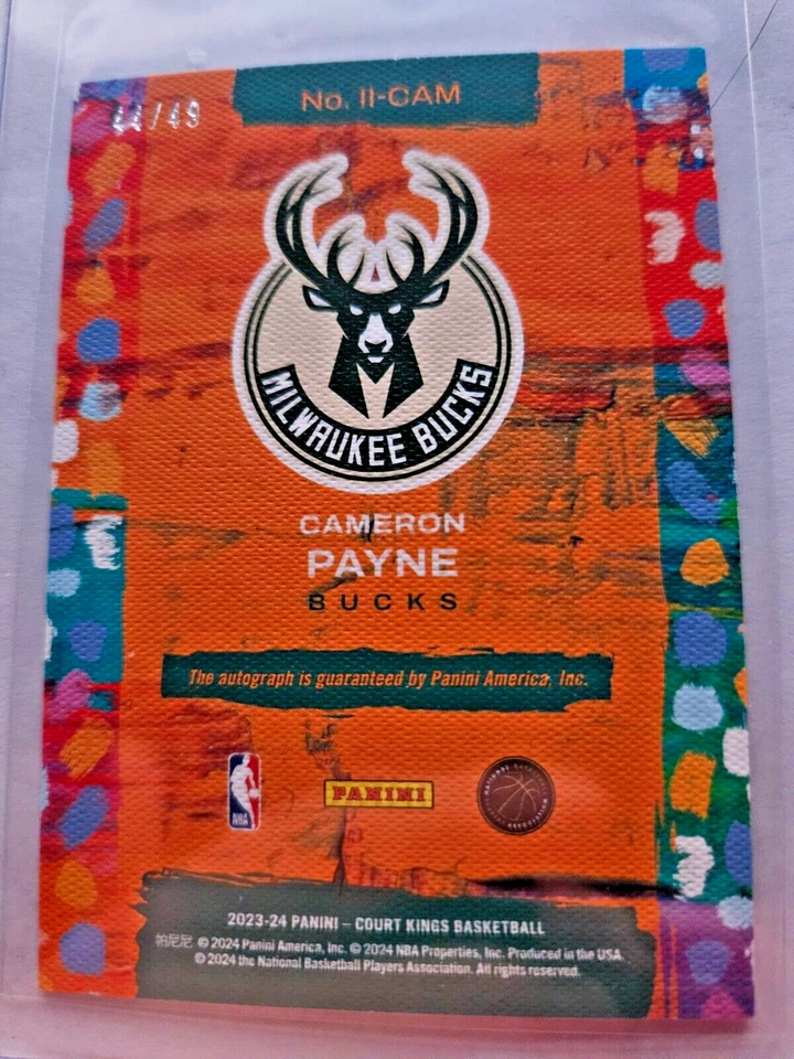 2024 Court Kings Impresionist Ink II Ruby/49 Payne/99 Middleton Hacer oferta Foto 2 de 3