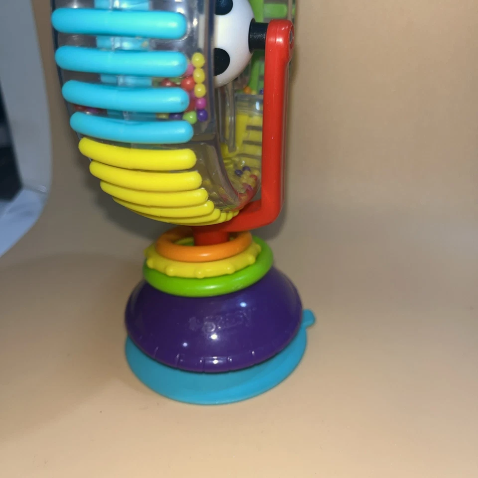 Sassy Wonder Wheel Rattle Table Top Suction Cup Baby Toddler Toy 7” - Image 3 of 4