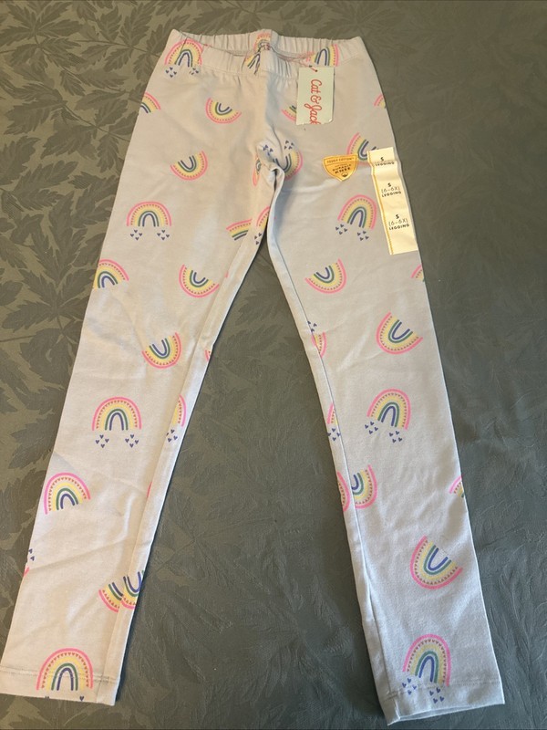 Cat And Jack Girls Size Small 6-6X Chic Raining Leggings!