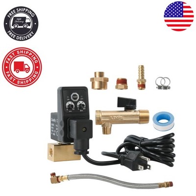 Automatic Tank Drain Kit - Timer Operated Air Compressor Drain Valve 1/4'' NPT