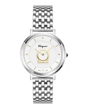 Ferragamo Womens  Stainless Steel 36mm Bracelet Fashion Watch
