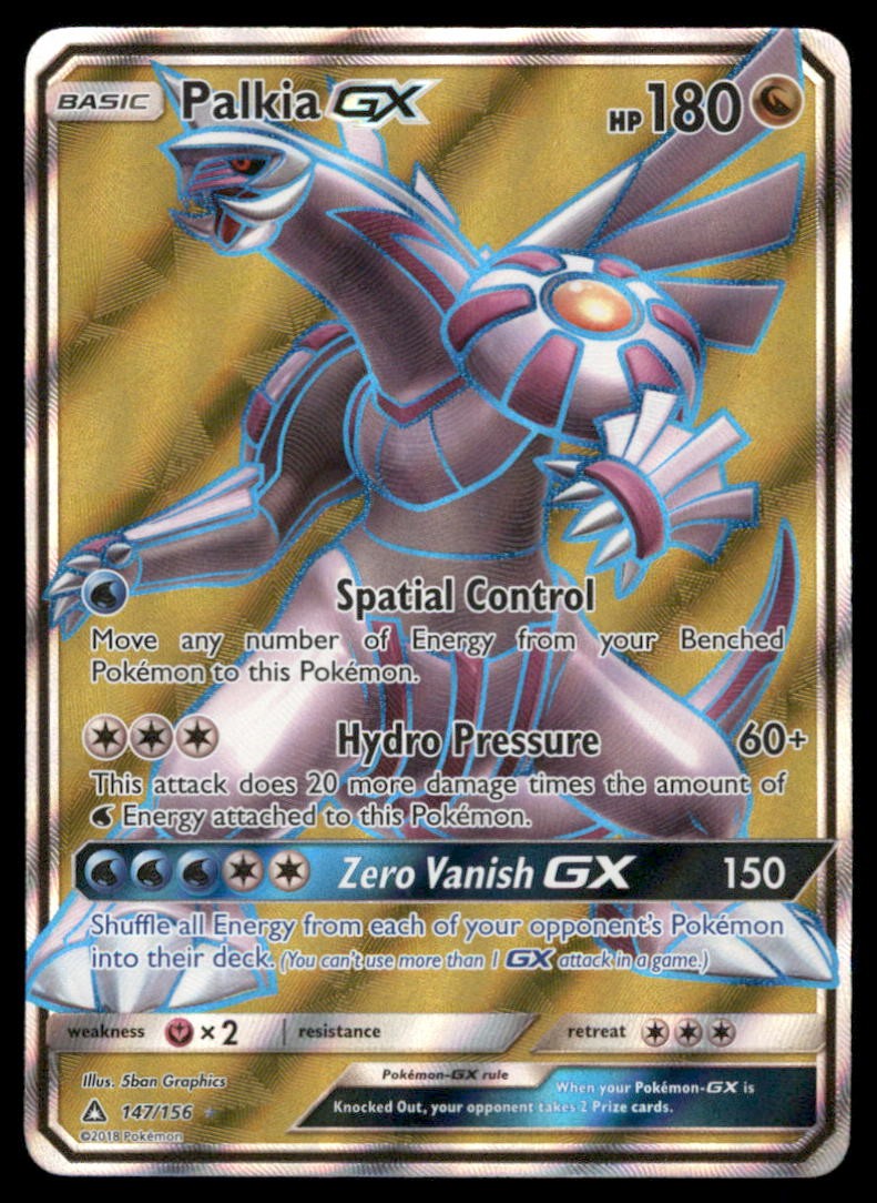 Palkia GX 147/156 Ultra Prism Pokemon Card