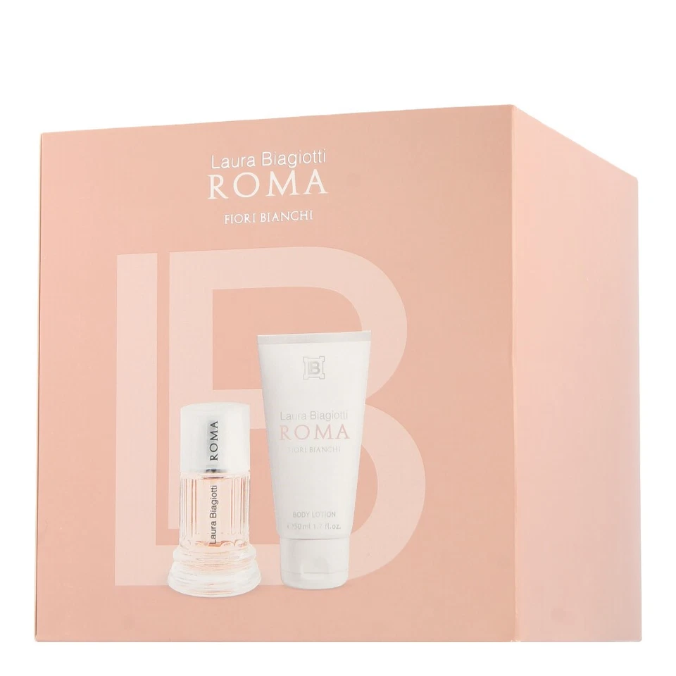 Laura Biagiotti Roma Fiori Bianchi Set 25ml+50ml - Photo 1/1