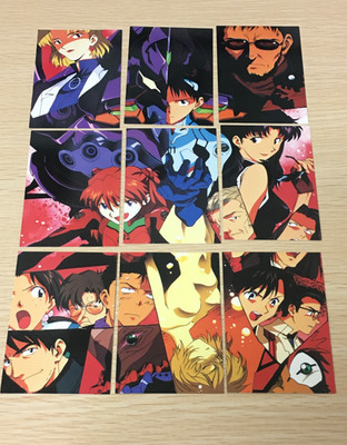 1997 Carddass Masters Evangelion EVA Collection PP10-PP18 BANDAI 9 Card Set 3st