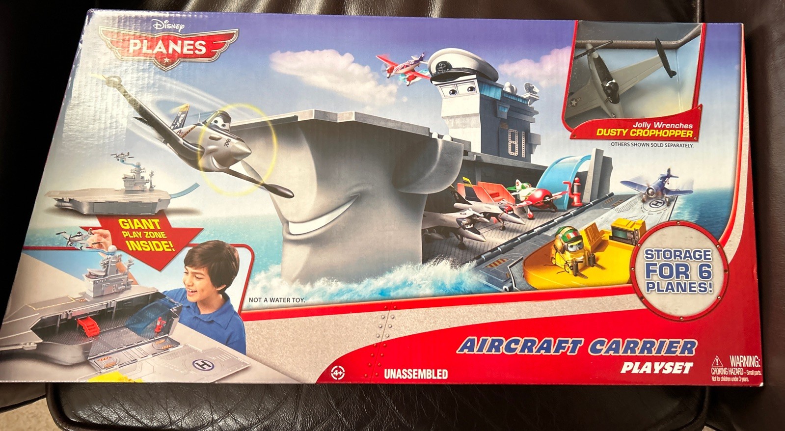 2013 Disney Planes Aircraft Carrier Play Set/Storage By Matt