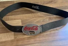 Vintage Coca-Cola Belt & Buckle metal  Coke Soda Pop Advertising