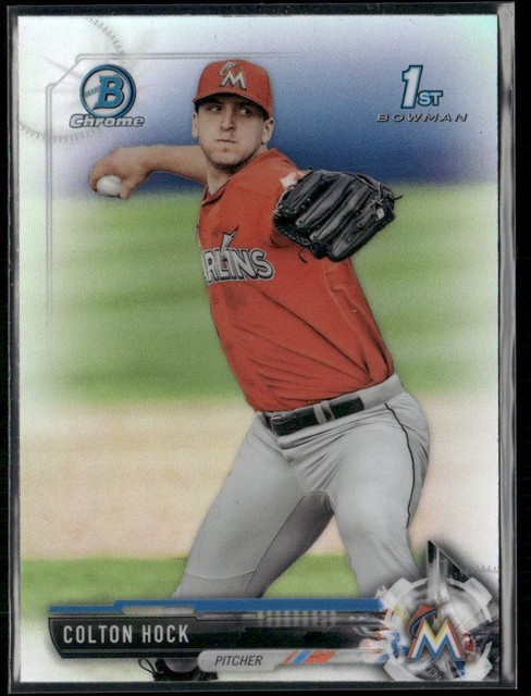 Colton Hock 2017 Bowman Chrom Entwurf Refraktor #BDC-196