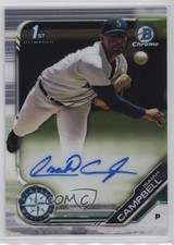 2019 Bowman Draft Chrome Draft Pick Auto Isaiah Campbell #CDA-IC Auto 8k4